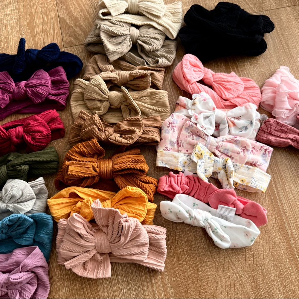 Multicolor baby girl headband lot (25)